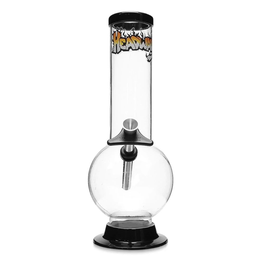 Fat Buddha Glass Bong Clear 12 Inch Bubble Plastic Bong