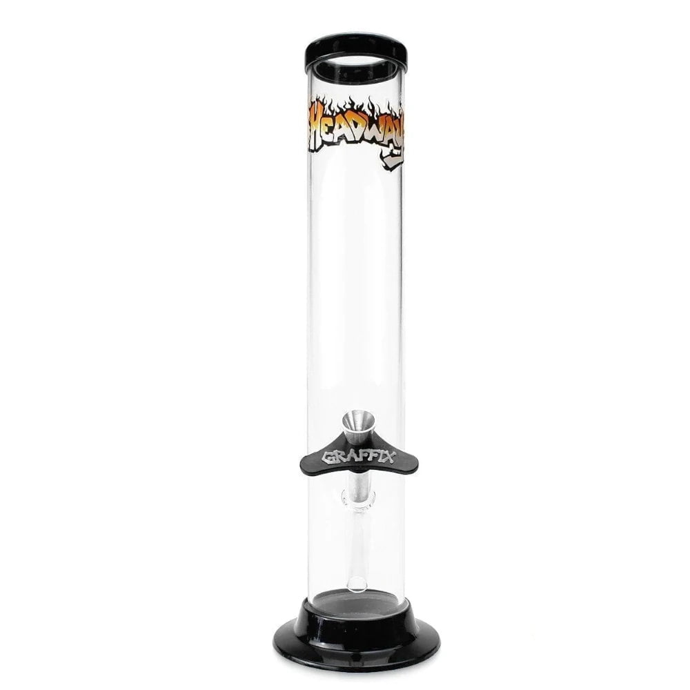 Fat Buddha Glass Bong Clear 12 Inch Plastic Straight Bong