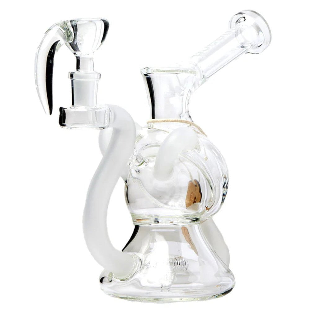 Cheech Glass Bong Clear Recycler Bong