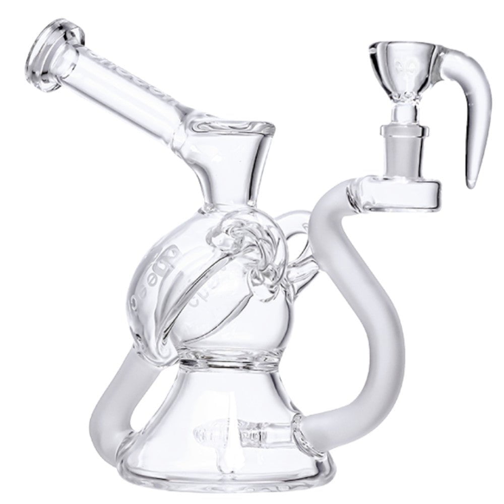 Cheech Glass Bong Clear Recycler Bong