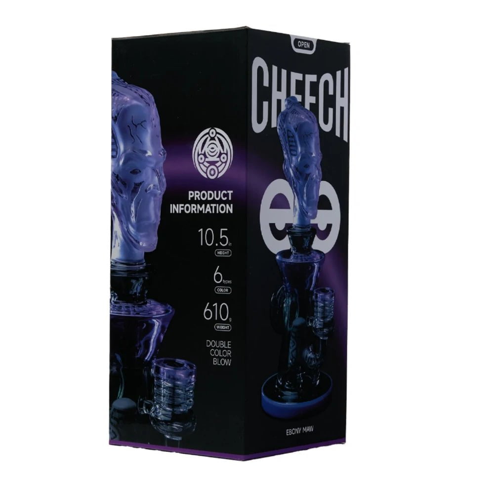 Cheech Glass Bong Conscious Guru Water Pipe