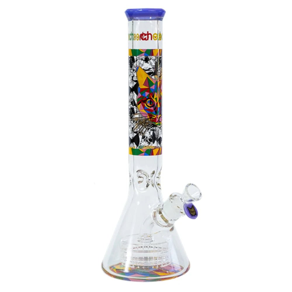 Cheech Glass Bong Cosmic Cat Matrix Bong