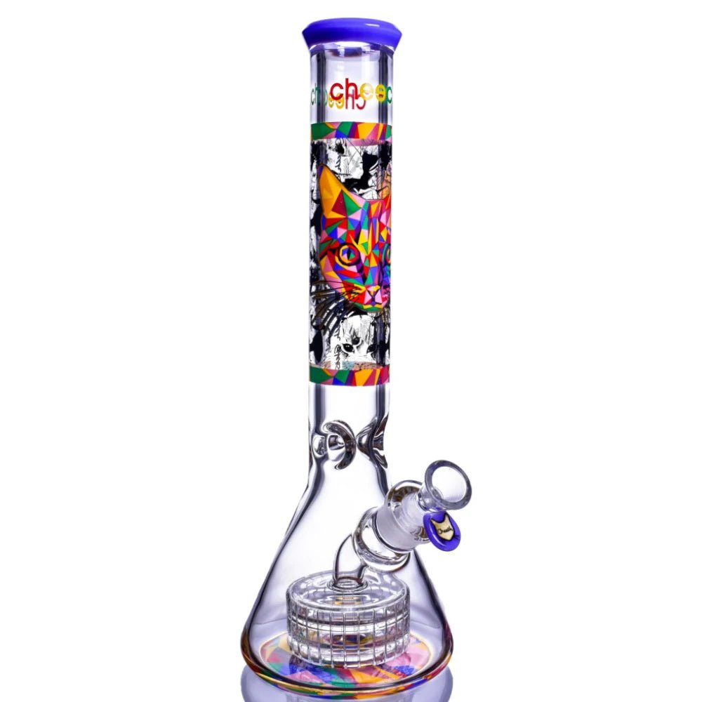 Fat Buddha Glass Bong Cosmic Cat Matrix Bong