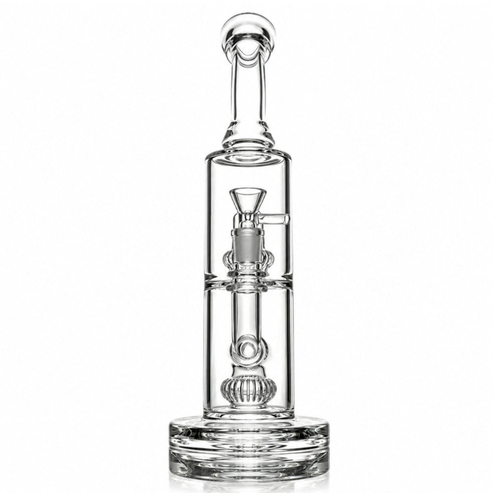 Fat Buddha Glass Bong Crown Jewels Percolator Bong