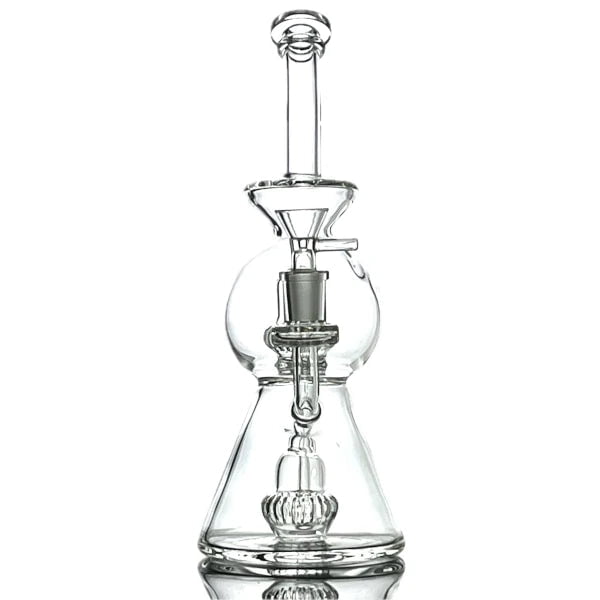 Fat Buddha Glass Bong Crown Recycler Bong