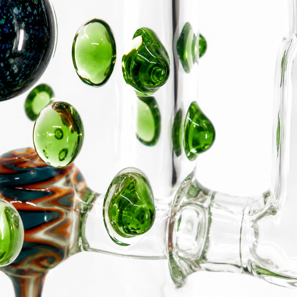 Fat Buddha Glass Bong Dichroic Marble Bong