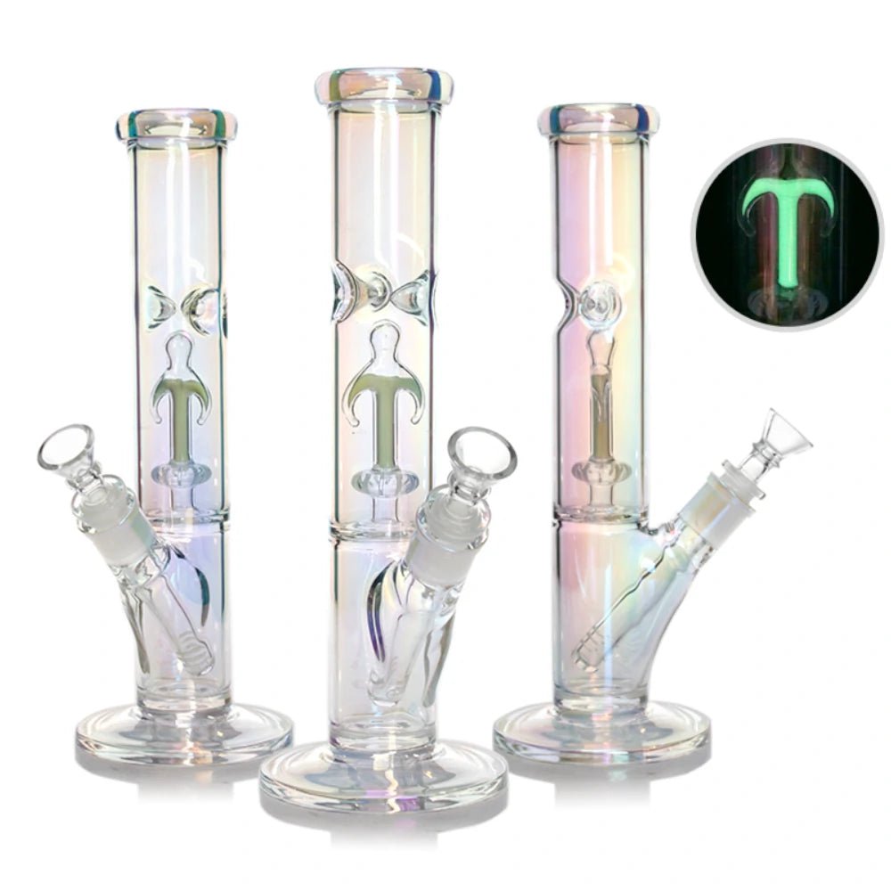 Fat Buddha Glass Bong Electroplated UV Bong