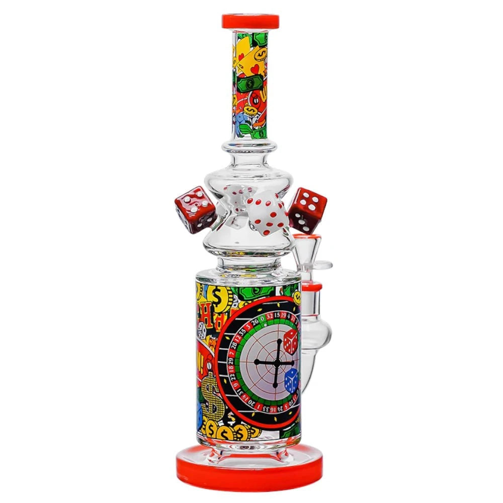 Cheech Glass Bong Feeling Lucky Water Pipe