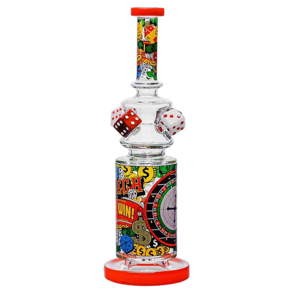 Cheech Glass Bong Feeling Lucky Water Pipe