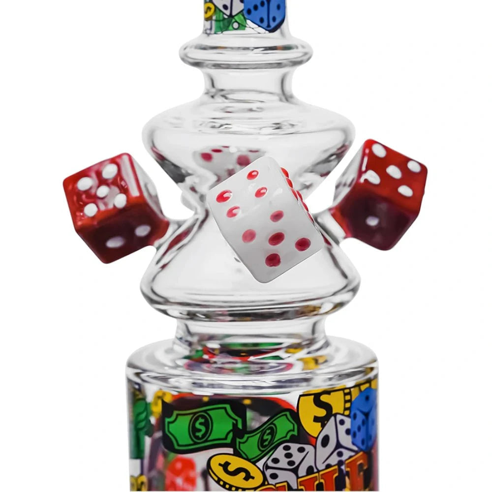 Cheech Glass Bong Feeling Lucky Water Pipe