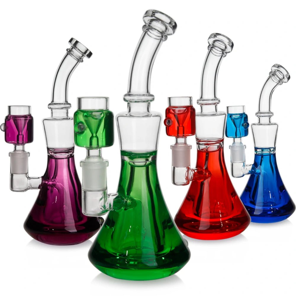 Fat Buddha Glass Bong Freezeable Color Bong
