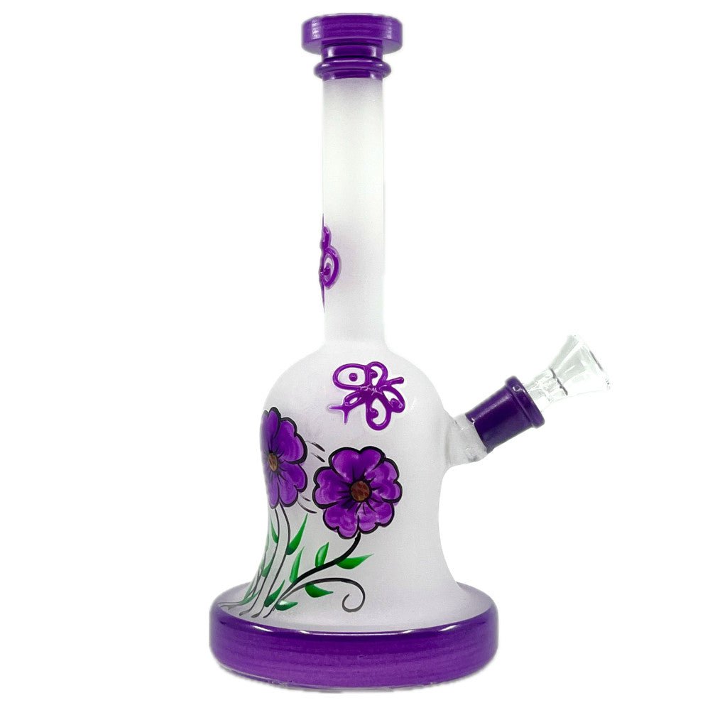Fat Buddha Glass Bong Frosted Flower Water Pipe