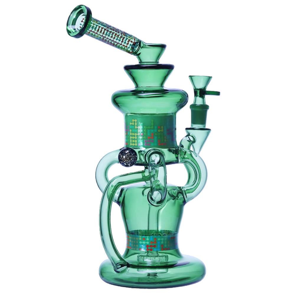 Cheech Glass Bong Full Function Recycler Bong