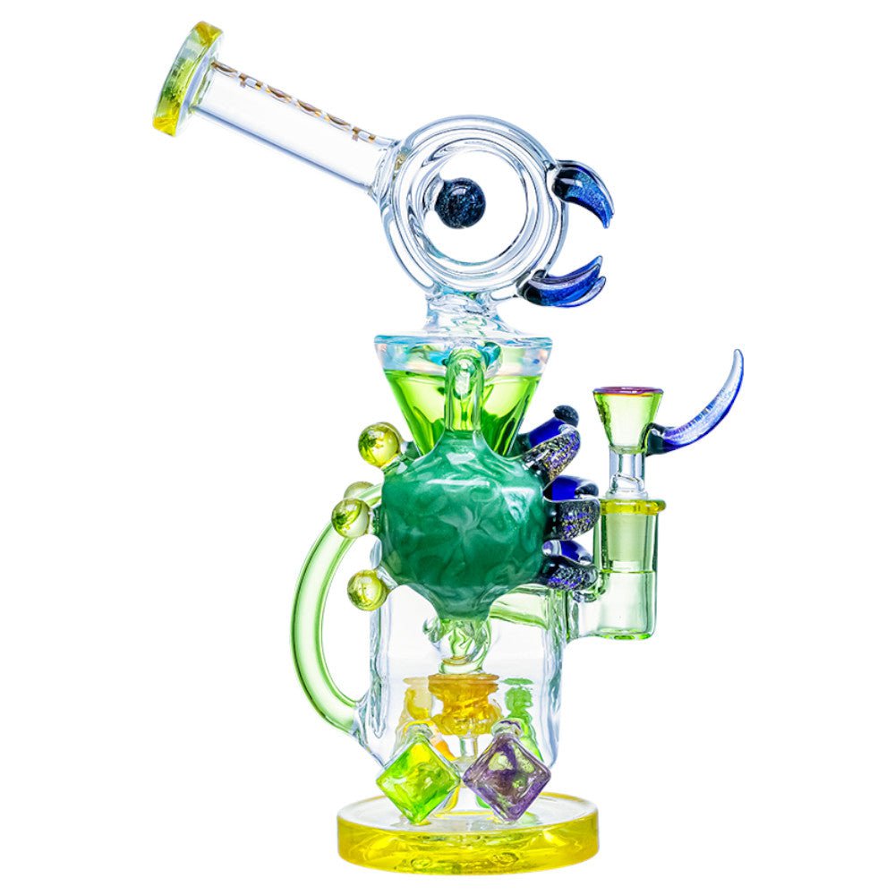 Cheech Glass Bong Full of Thorn Bong