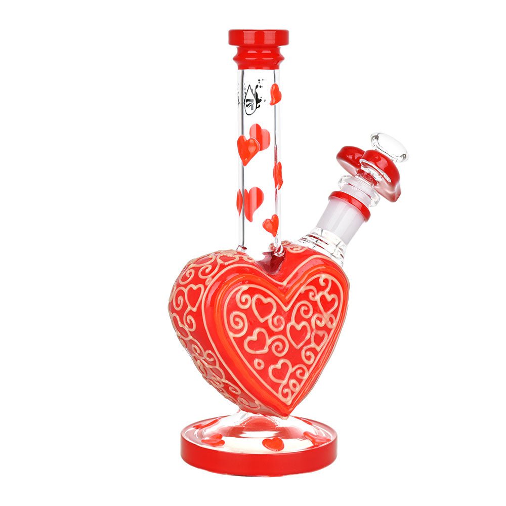 Pulsar Bong Glow in the Dark Heart Bong