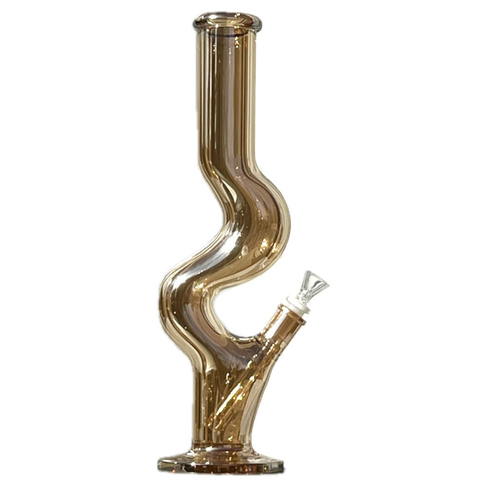 Fat Buddha Glass Bong Golden Wave Bong