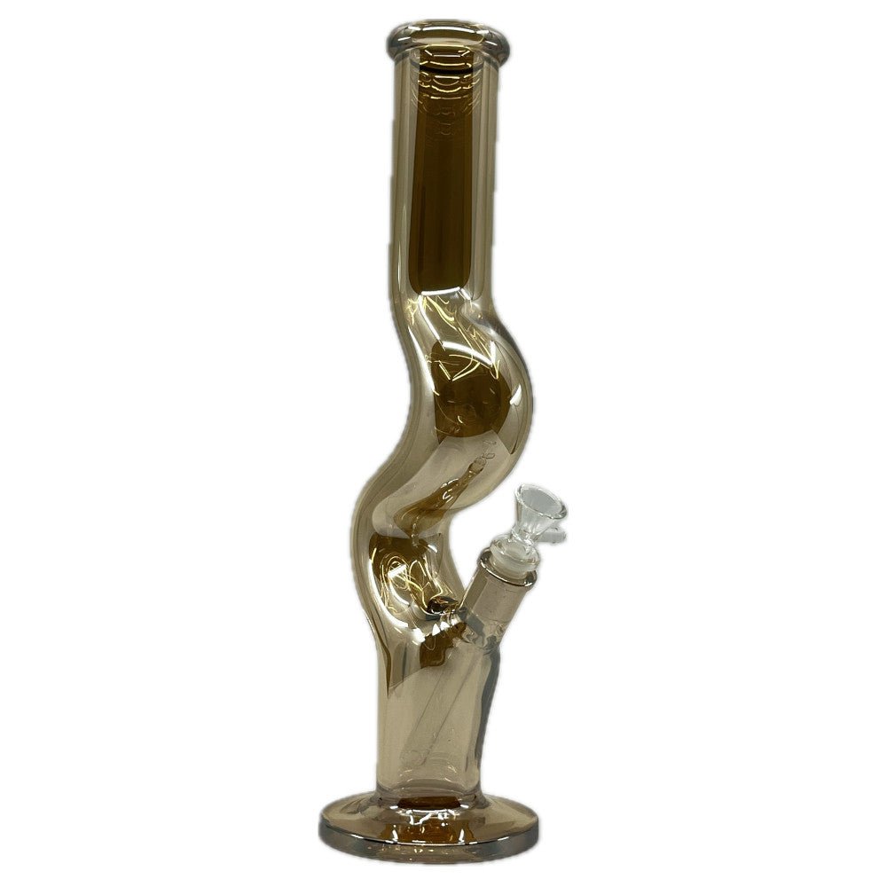 Fat Buddha Glass Bong Golden Wave Bong
