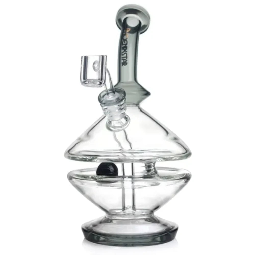 Phoenix Bong Gray Rolling Marble Dab Rig