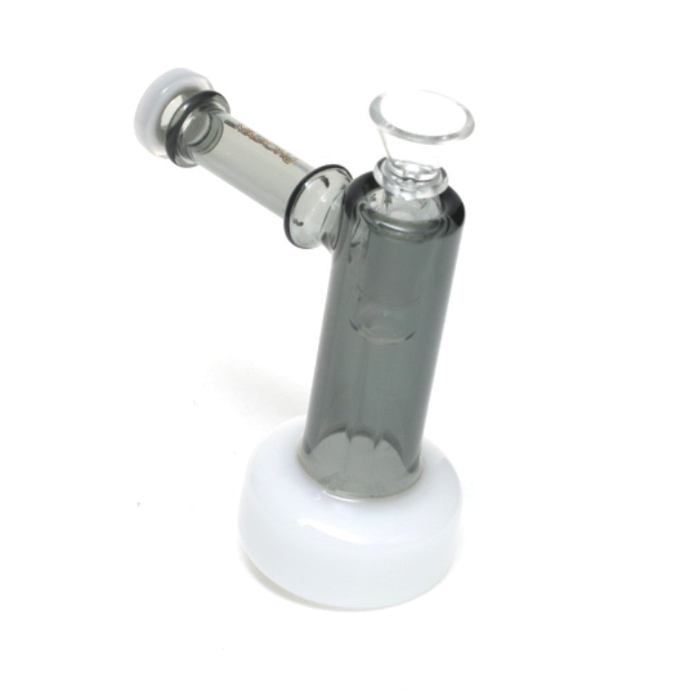 Fat Buddha Glass Bong Gray Showerhead Perc Bubbler