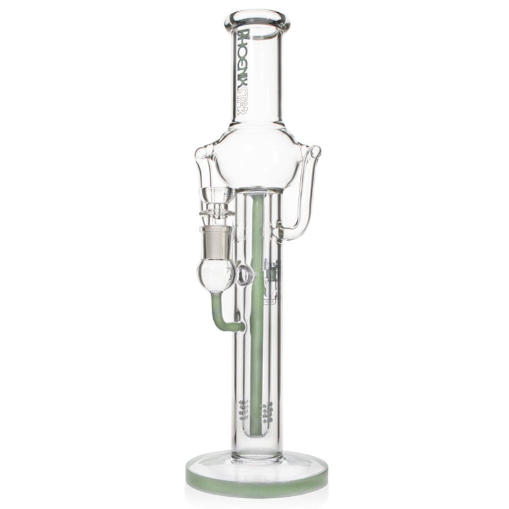 Phoenix Bong Green Big Recycler Bong