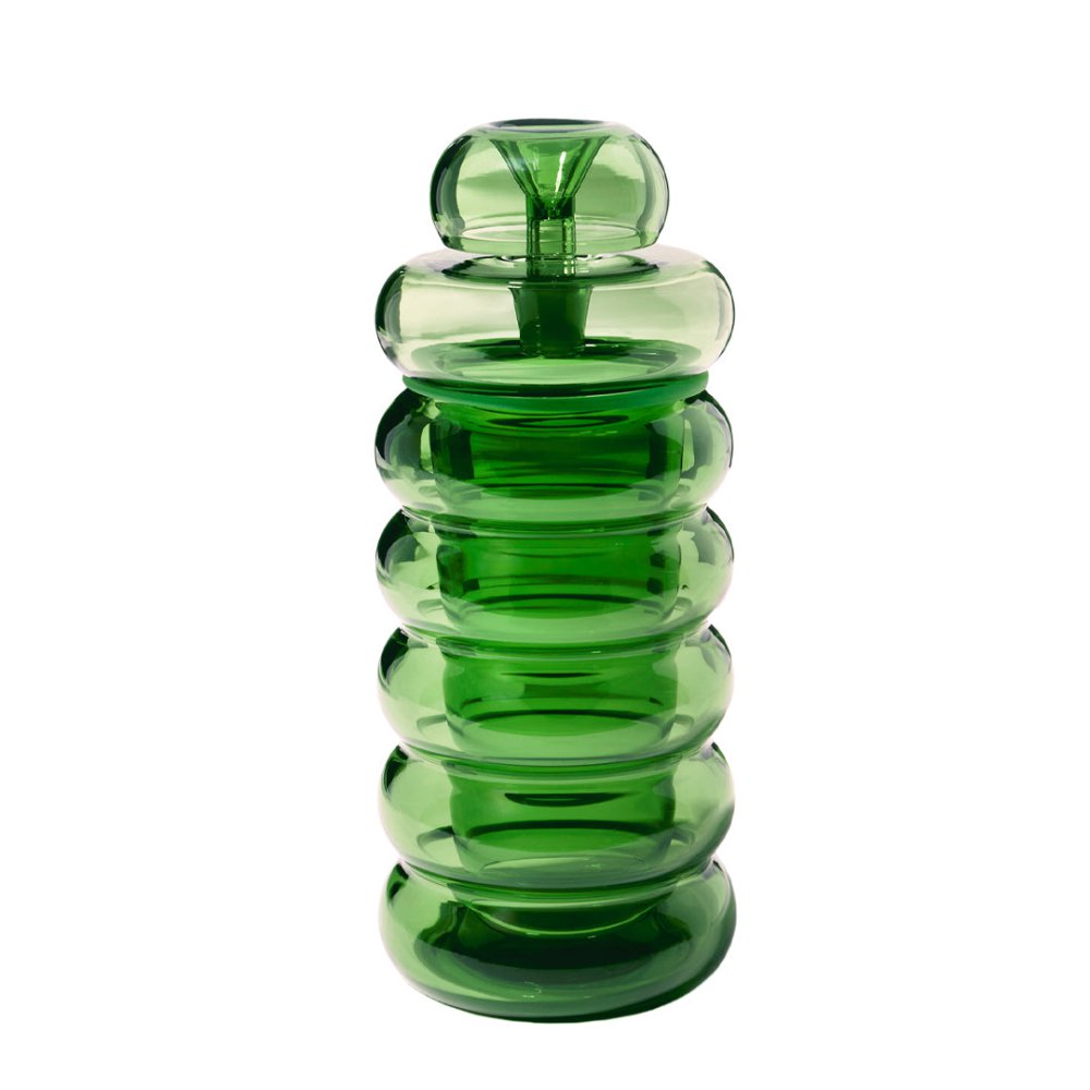 Fat Buddha Glass Bong Green Bolla Gravity Bong