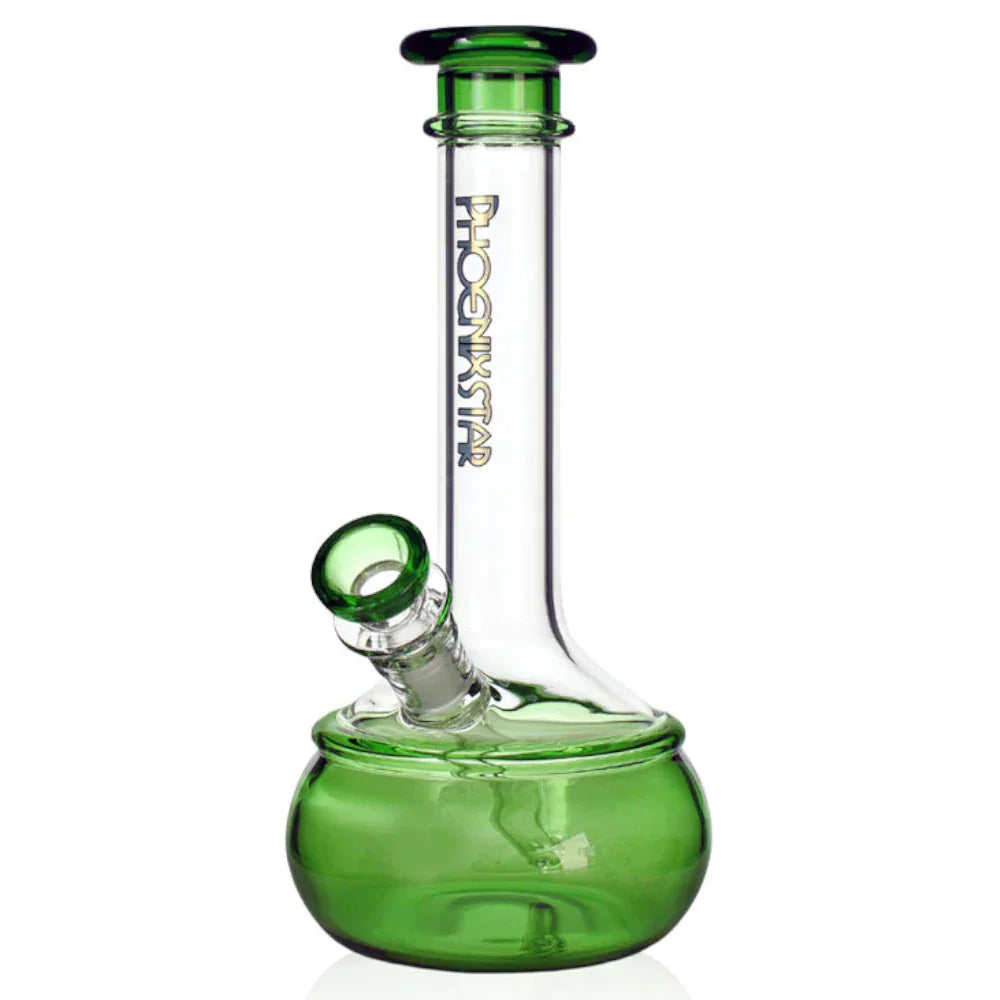Phoenix Bong Green Bubble Base Bong