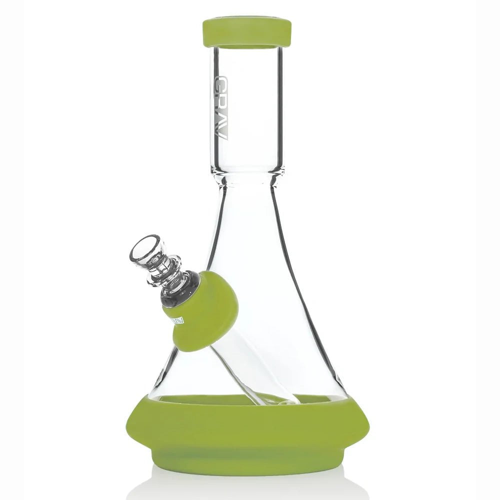 Grav Bong Green Deco Beaker Bong