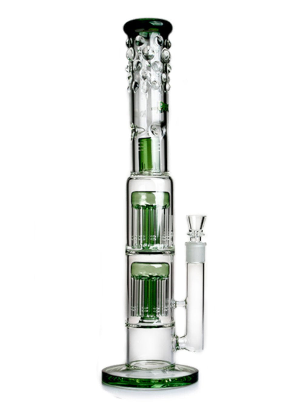 Phoenix Bong Green Dual Tree Perc Bong