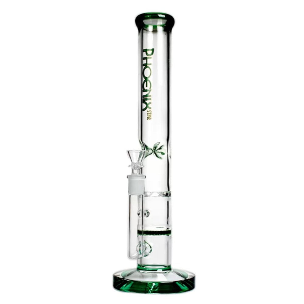 Phoenix Bong Green Honeycomb Turbine Bong