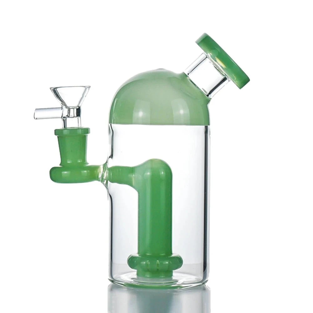 Fat Buddha Glass Bong Green Mini Dome Bong