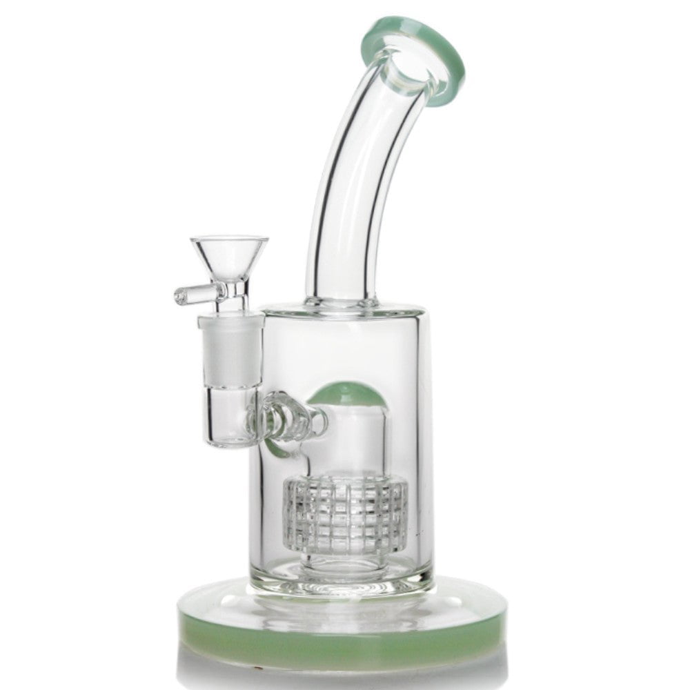 Fat Buddha Glass Bong Green Mini Matrix Bong