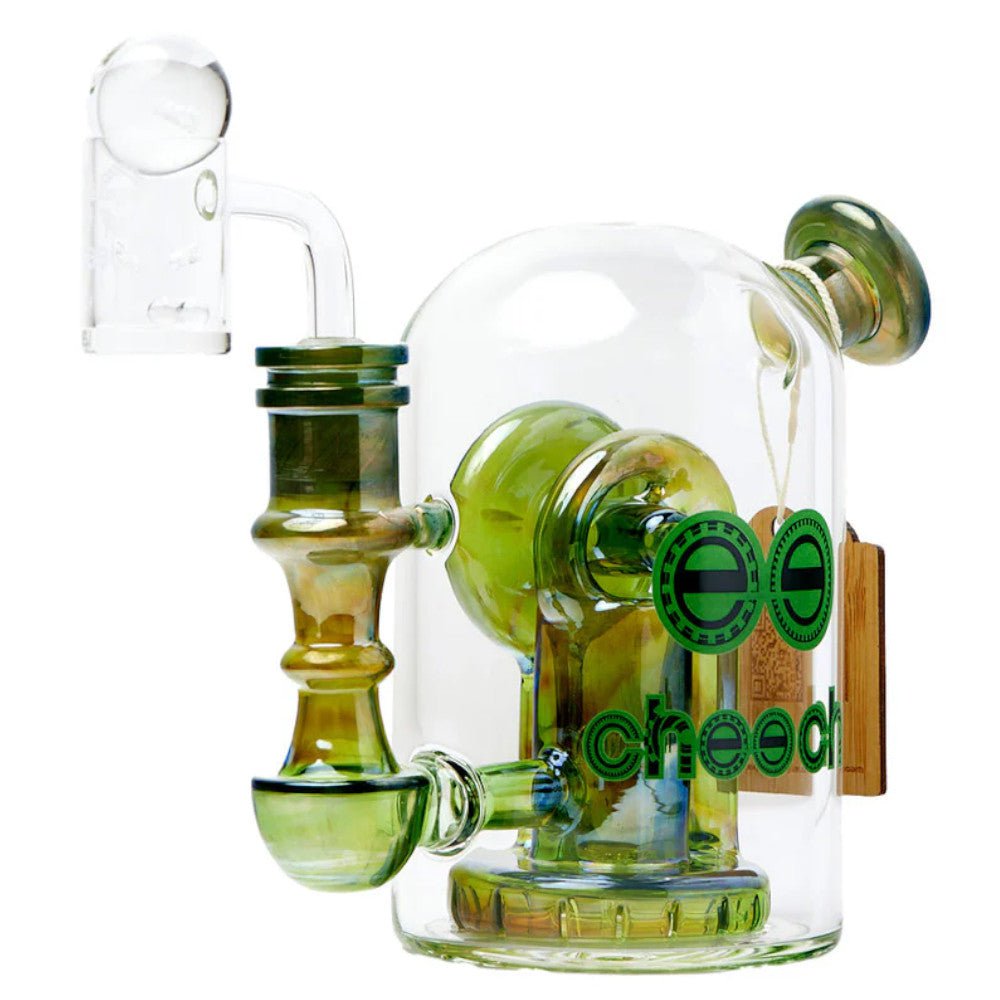 Cheech Glass Bong Green The Fumed Machine Dab Rig