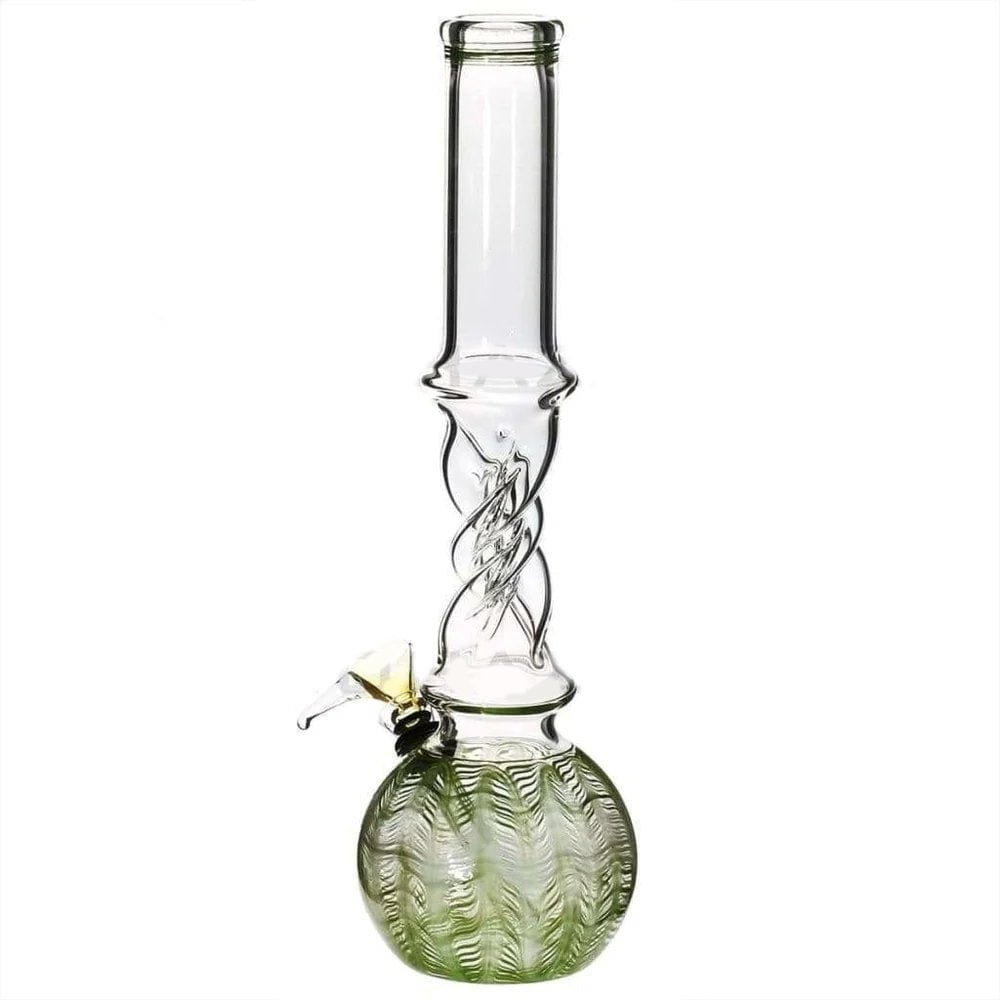 Biohazard Bong Green Twist Bong