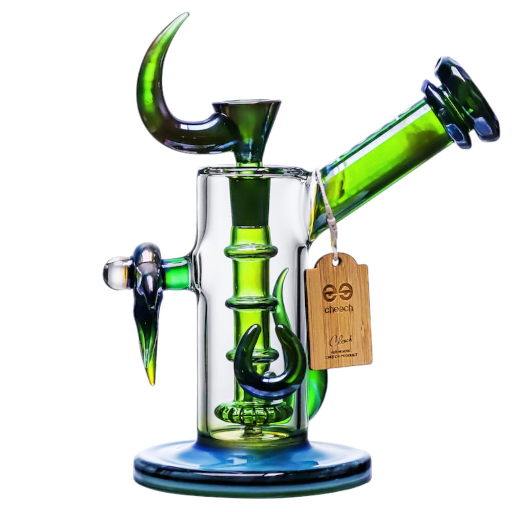 Cheech Glass Bong Green Very Demur Bong
