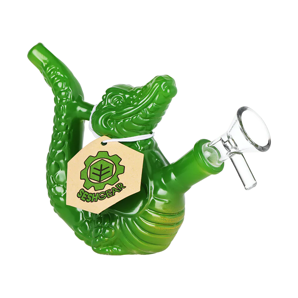 Pulsar Bong Grinning Gator Water Pipe
