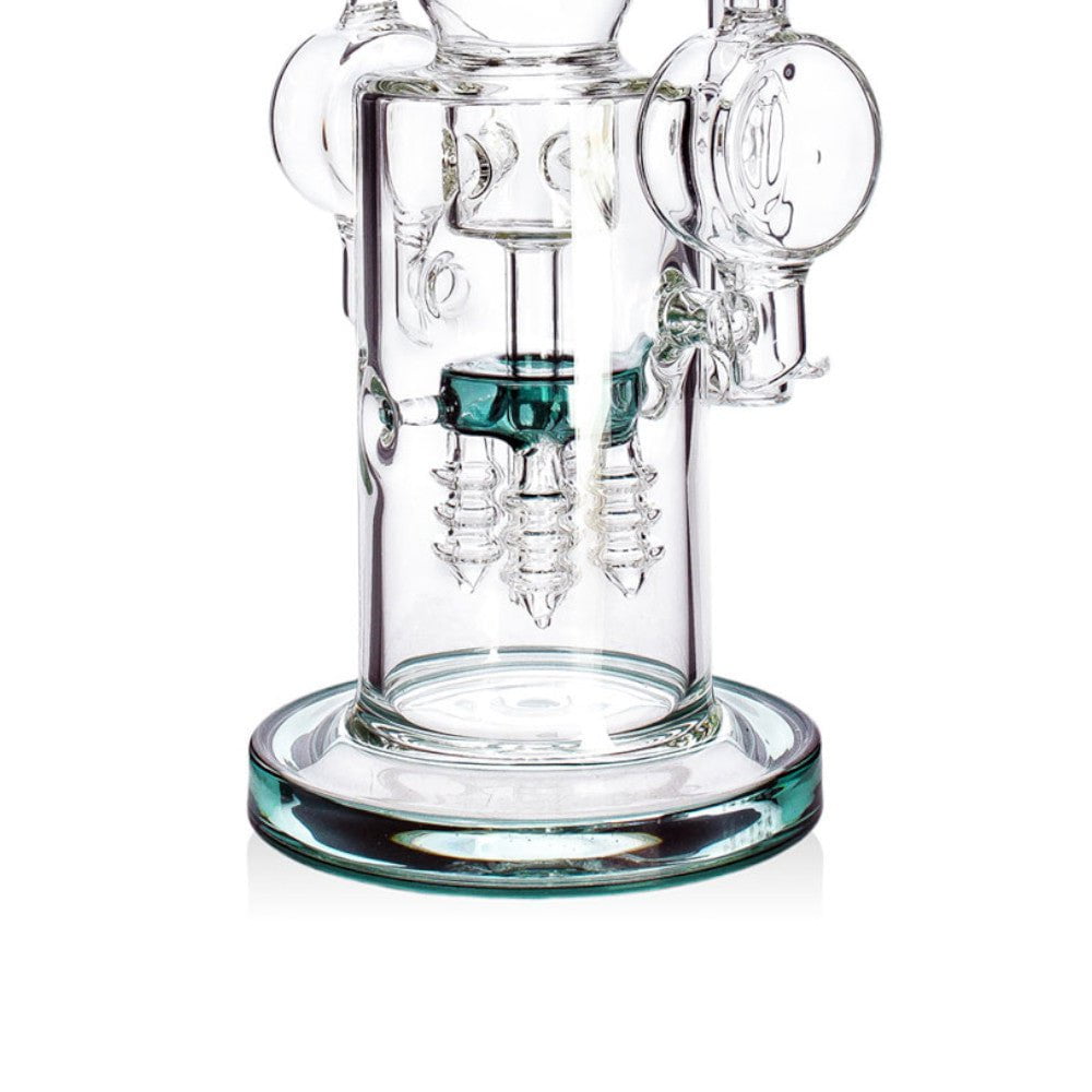 Fat Buddha Glass Bong Headphone Recycler Bong