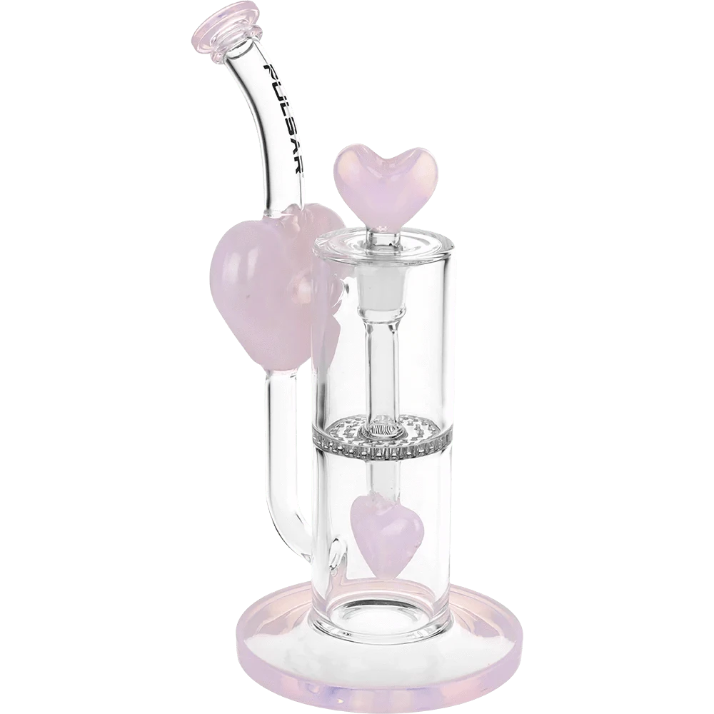 Pulsar Bong Heart on Heart Recycler Bong