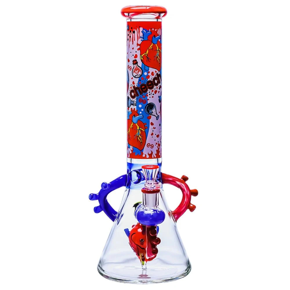 Cheech Glass Bong Heartfelt Beaker Bong
