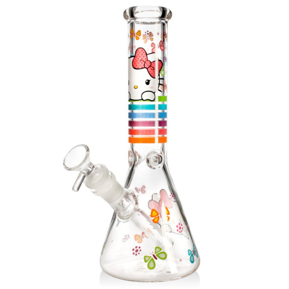 Fat Buddha Glass Bong Hello Kitty Beaker Bong