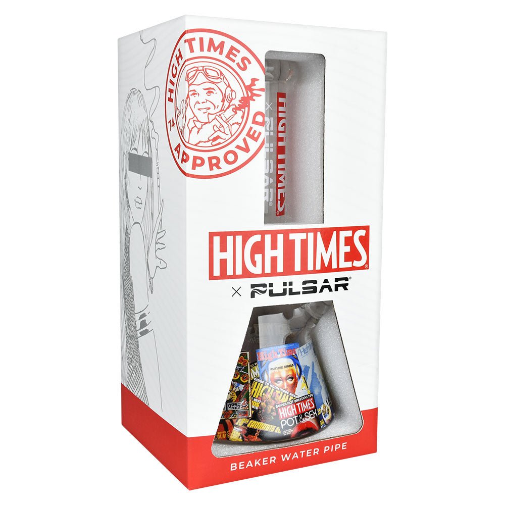 Pulsar Bong High Times® Magazine Covers Beaker Bong