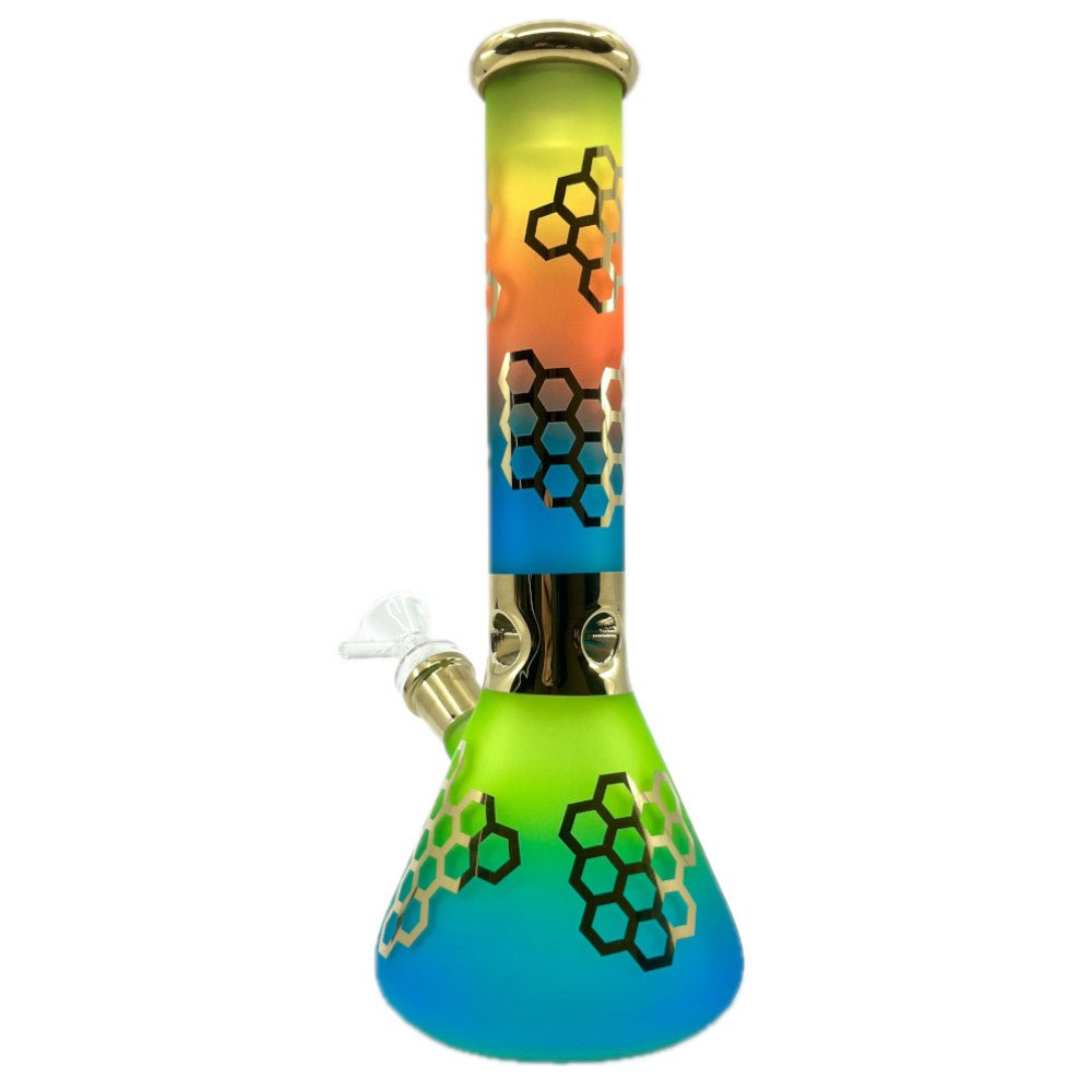 Fat Buddha Glass Bong Honeycomb Horizon Bong