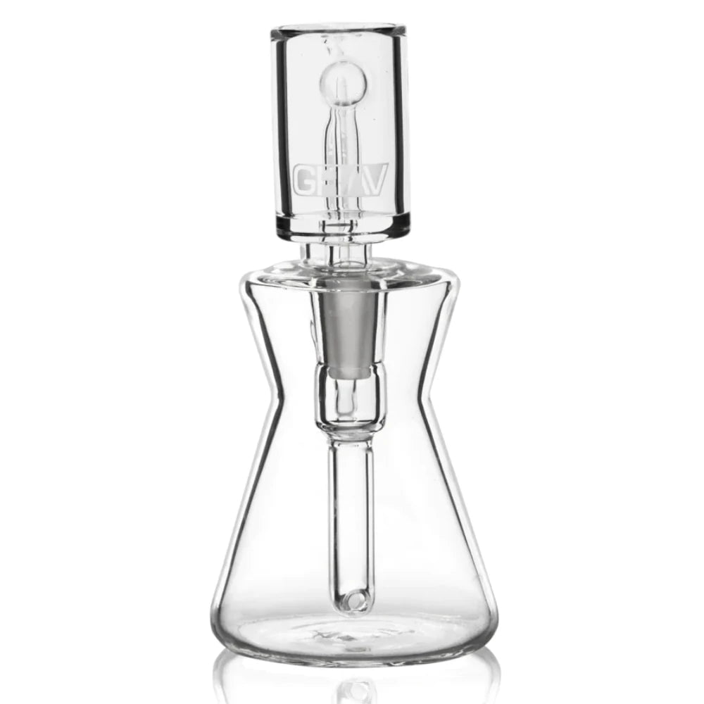 Grav Bong Hourglass Pocket Bubbler Rig