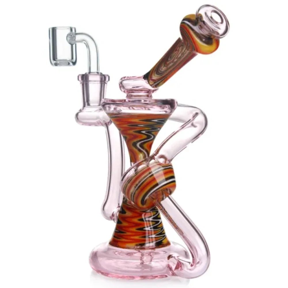 Phoenix Bong Hourglass Recycler Dab Rig