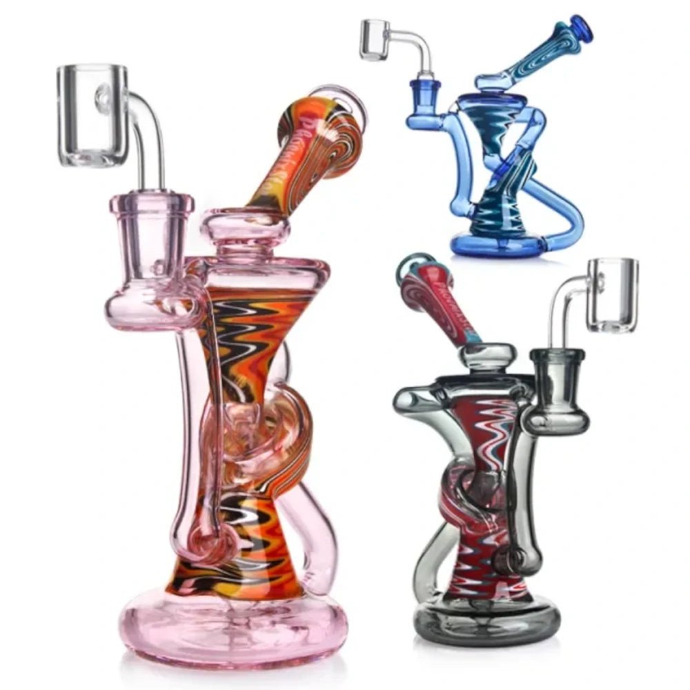 Phoenix Bong Hourglass Recycler Dab Rig