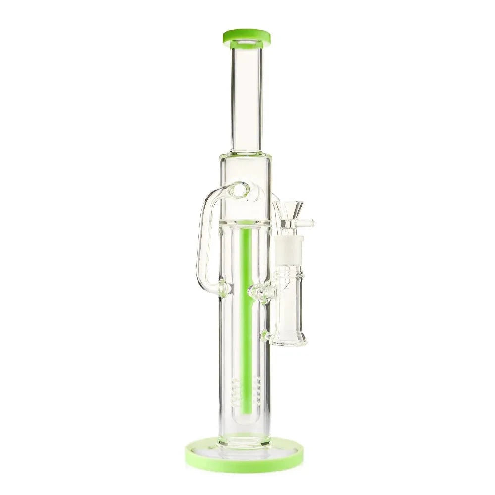 Fat Buddha Glass Bong Inline Recycler Water Pipe