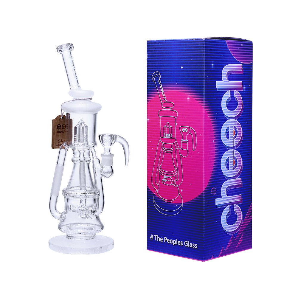 Cheech Glass Bong Inline Tree Recycler Bong