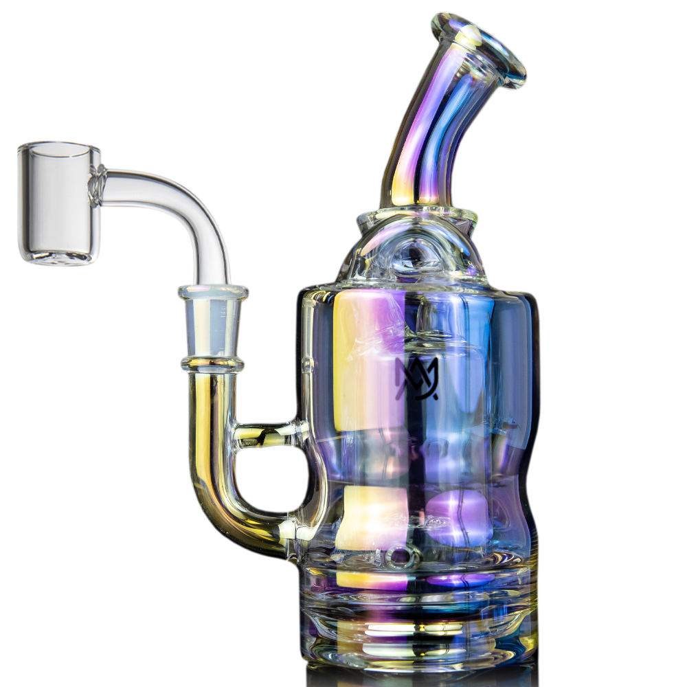 MJ Arsenal Bong Iridescent Turbine Mini Dab Rig Kit