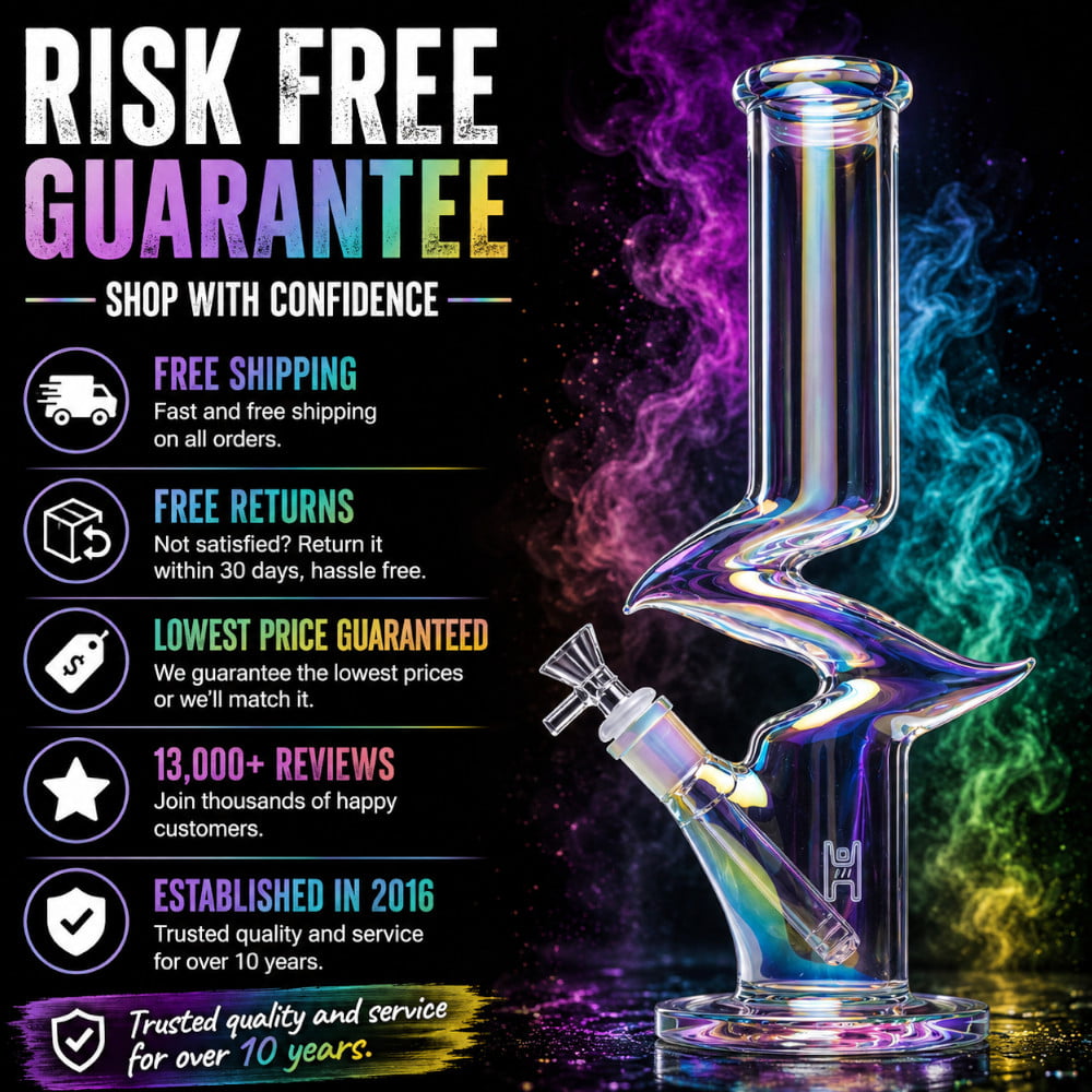 Human Grade Bong Iridescent Zing Bong