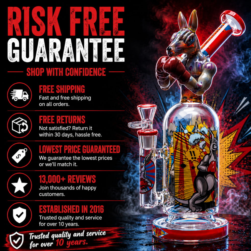Cheech Glass Bong Kangaroo Knockout Bong