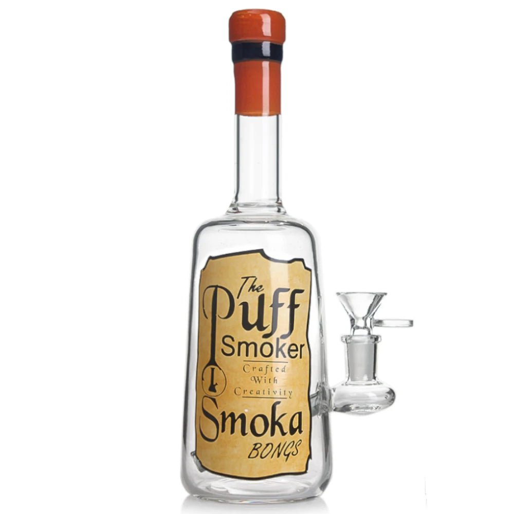 Fat Buddha Glass Bong Liquor Bottle Bong